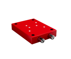 Modern Rectangular Red Mini Vault Lock High quality 6 Lever Key Lock With 2 Bolts, 3D Illustration png
