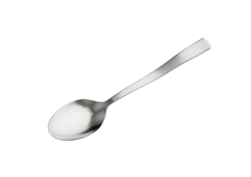 A Metal Spoon With Its Elongated Handle And Rounded Bowl. 3D Illustration png