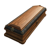 Modern Coffin isolate on transparent background png