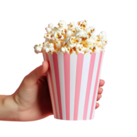 Popcorn isolate on transparent background png