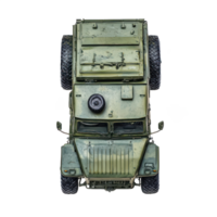 Destroyer military vehicle top view isolate on transparent background png