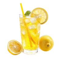 A Lemon Soda isolate on transparent background png