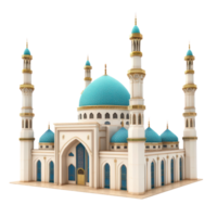 Mosque isolate on transparent background png