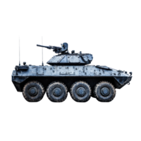 Armored Personnel Carrier side view isolate on transparent background png