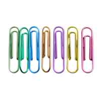 Assorted Paper Clips On Lined Paper Transparent Background png