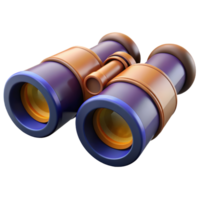 Binoculars 3d render png