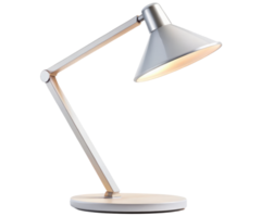 Modern adjustable desk lamp on a transparent background png