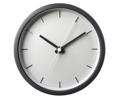 Simple clock on a transparent background png