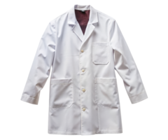 White lab coat on a transparent background png
