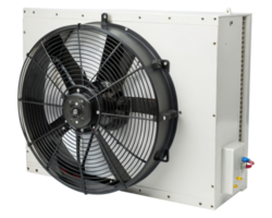 Industrial heater with fan on a transparent background png
