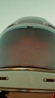 Astronaut With Fogged Helmet, Raises His Visor To Better See The New Planet video