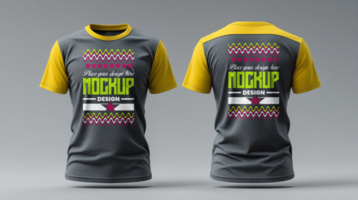 High quality t shirt mockup with a realistic design perfect for showcasing apparel mockup projects psd