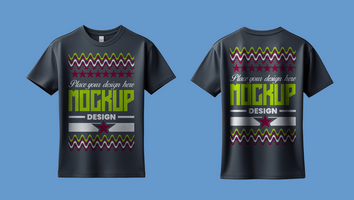 Blank t shirt mockup template for mockup design projects and elegant tshirt apparel branding psd