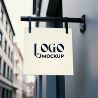 Professional logo mockup generator for stylish branding and high resolution display psd