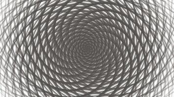 Intricate Abstract Design with a Spiral Pattern, features a mesmerizing spiral pattern created by overlapping lines in shades of gray. video
