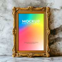 Matte-finish white frame mockup for soft and cozy home settings psd