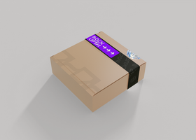 Customizable Box Label Mockup for Versatile Branding Needs psd