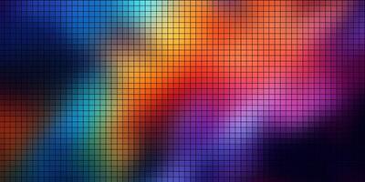Bright coloured banner with a mosaic pattern design vector