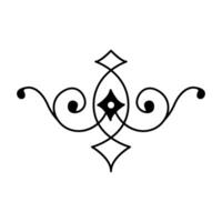 elegant frame victorian line style icon illustration designicon. vector