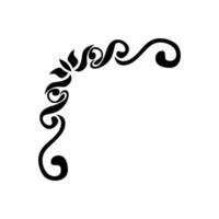 Calligraphic design elements. illustration. vector