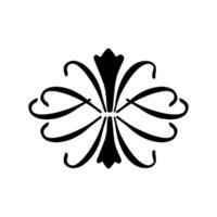 abstract flower icon on white background for graphic and web design. Simple sign. Internet concept symbol for website button or mobile app vector