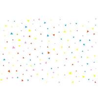 Colorful confetti on a white background. illustration design. vector
