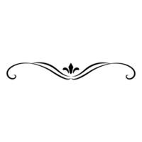 calligraphic design element. Decorative vintage frame. illustration. vector