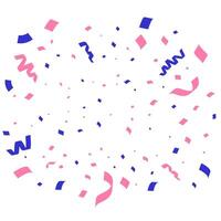 Confetti, ribbons. Festive confetti on a white background. Element of design. illustration,eps 10. vector