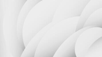 Abstract White Pattern With Curving Overlapping Layers in Modern Design vector