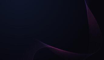 A dark pink and blue abstract Shiny waving dots design element. Modern purple blue gradient flowing wave dots. Futuristic technology concept. illustration. vector