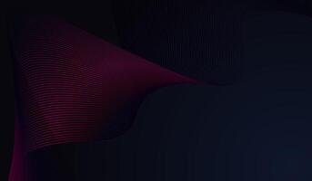 The dark red and blue abstract Shiny waving lines design element. Modern purple blue gradient flowing wave lines. Futuristic technology concept. illustration. vector