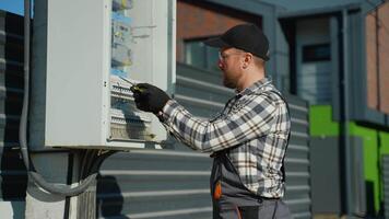 Electrician Shocked While Working on an Electrical Panel video