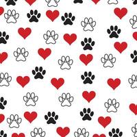 Creative Paw Print Background Perfect for Pet Lovers and Animal Projects vector