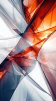 Vibrant abstract composition with dynamic shapes and bright colors creating a sense of movement and energy photo