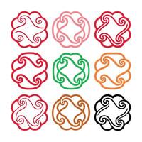Decorative Frames in Various Colors and Styles vector