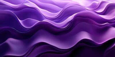 Fluid patterns of purple waves create a mesmerizing abstract design photo