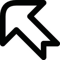 Abstract Arrow Graphics Indicating Upward Movement and Navigation vector