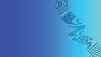 Abstract Blue Gradient Background With Flowing Lines and Modern Design vector