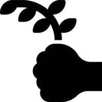 Harvest, Harvesting, Uprooting Glyph Solid Icon vector