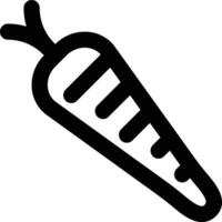 Carrot, Vegetable, Vegetarian Outline Icon vector