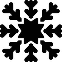 Winter, Cold, Ice Glyph Solid Icon vector