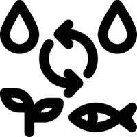 Ecosystem, Ecology, Geographic Outline Icon vector