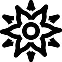 Flower, Blossom, Spring Outline Icon vector