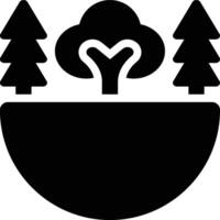 Environment, Ecology, Natural Glyph Solid Icon vector