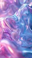 Colorful abstract patterns swirl and flow in soft hues of pink and blue creating a mesmerizing visual experience photo
