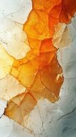 Natural amber geological formations showcasing vibrant colors and unique textures in a close-up perspective captured in natural light photo