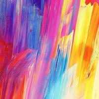 Vibrant abstract artwork featuring bold colors and dynamic brushstrokes showcasing a lively artistic expression photo