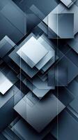 Abstract composition featuring layered geometric shapes in shades of blue and grey enhancing modern aesthetics photo