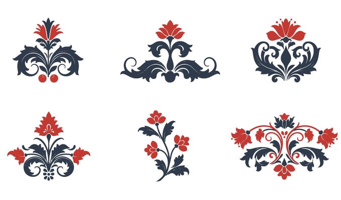 Exquisite Floral Element Royalty Inspired by Antique Embellishments Perfect for Elegant Typography and Invitations