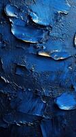Textured blue abstract artwork captures the interplay of light and shadow in an artistic expression of color and emotion photo